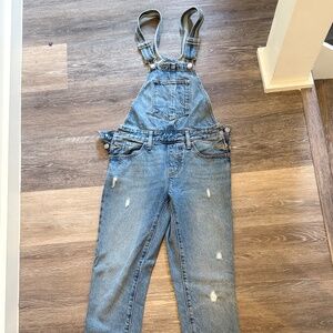 Levi’s Distressed Overalls